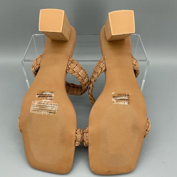 NEW Gabrielle Union Women’s Paulette Double Band Rope Sandal Brown Size 9 - Picture 8 of 10